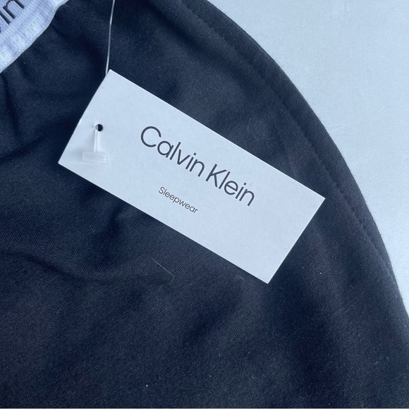 Calvin Klein Men's size Medium Black Pajama  lounge Sleep Shorts NWT - Picture 7 of 10